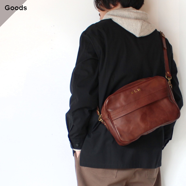 vasco レザーZIPショルダーバッグ LEATHER WANDER