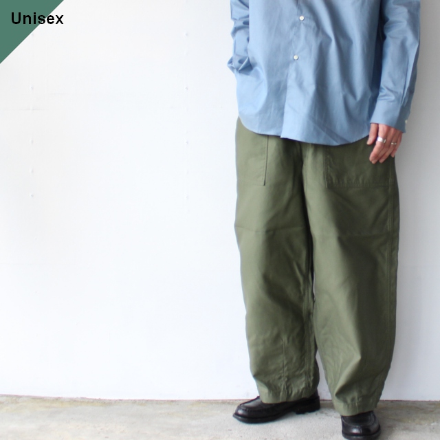 HARVESTY GIZAコットンイージーファティーグパンツ Circus Fatigue Pants / A12101　（Olive）