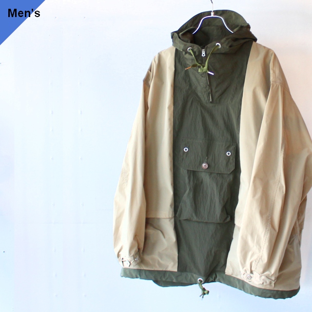 HAVERSACK バイカラーアノラックパーカ Bicolor Anorak Parka / 872323　（Beige × Olive）