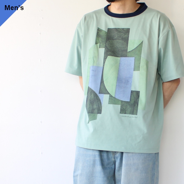 norbit バックシームプリントTシャツ Back seam print t-shirt （S.Green）