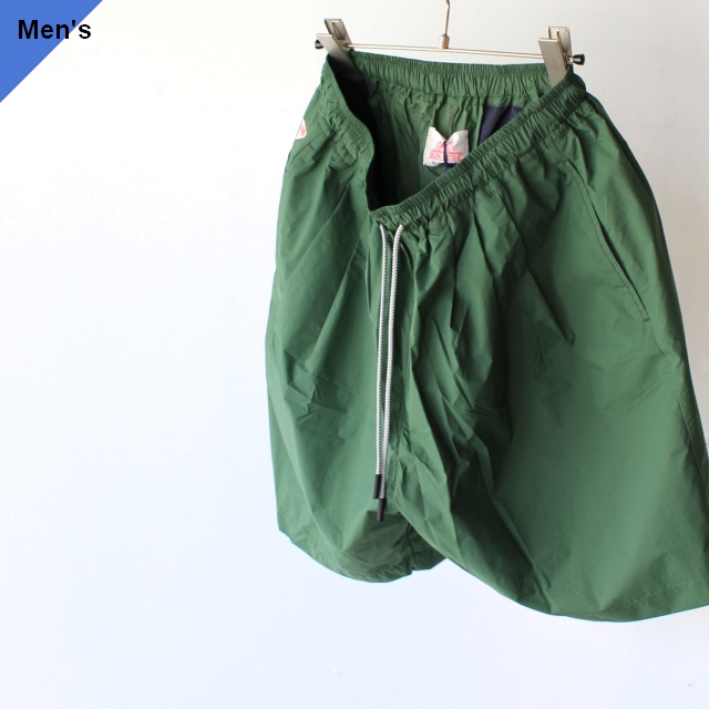 melple ナイロンショートパンツ / N.R.N.R Buggy Shorts　（Green）