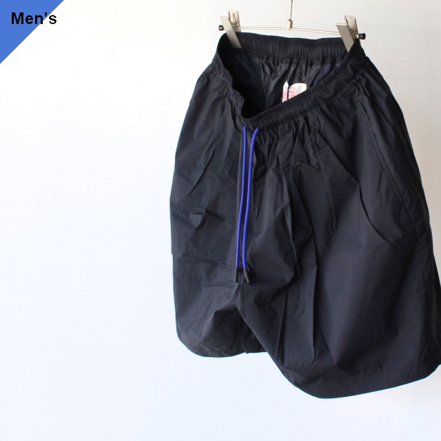 melple ナイロンショートパンツ / N.R.N.R Buggy Shorts　（Black）