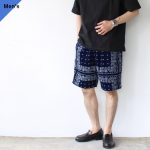 weac. RELAX HALF PANTS　（Indigo Bandana）