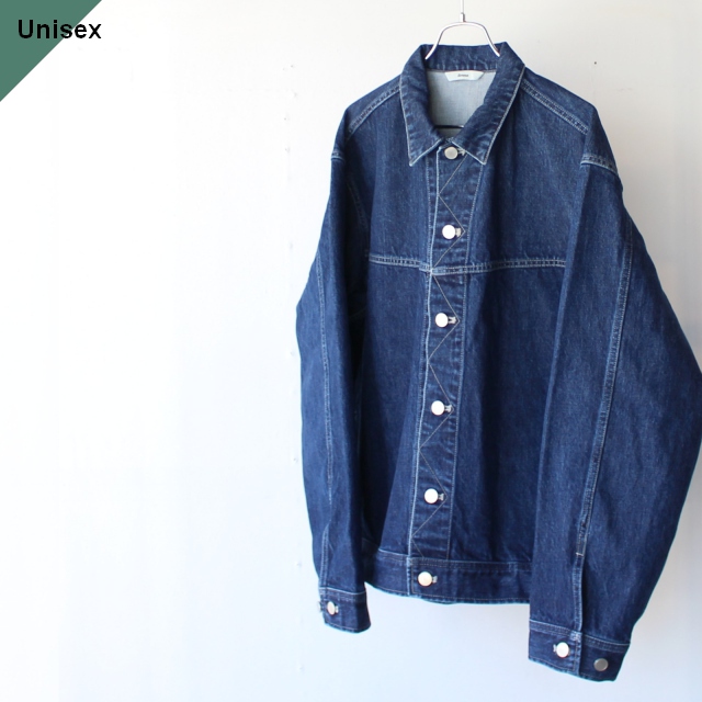 amne デニムブルゾン 13.5oz Denim omit blouson　（Indigo）