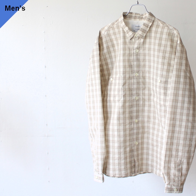 another 20th century クラシカルチェックワークシャツ 20th century FIX shirts　（Beige）