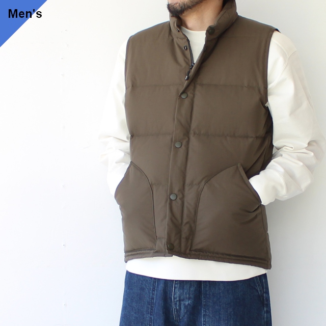 ZANTER JAPAN ダウンベスト DOWN VEST　（Olive）