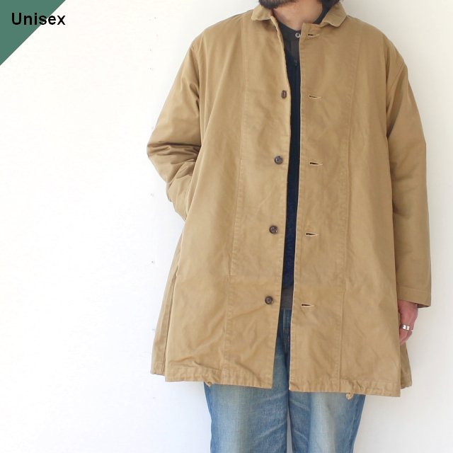 HARVESTY オーバーハーフコート Over Half Coat / A32309　（Khaki beige）