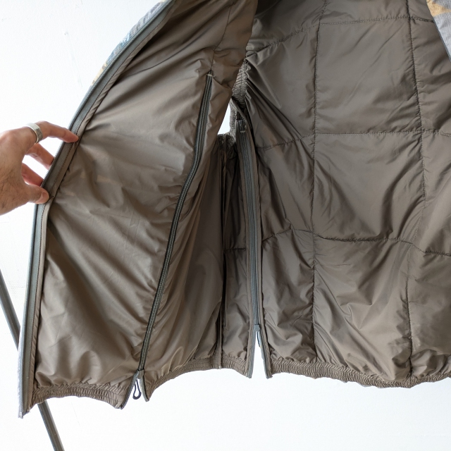 norbit Print Insulation Inner Bush Vest (GRAY) - 画像 (4)