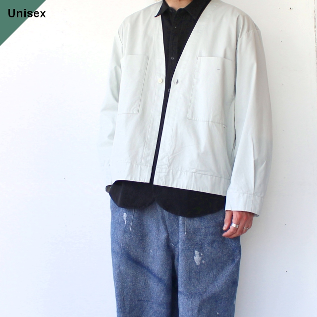 amne　Clerk Blouson / COTTON BERBERRY　（Celadon）