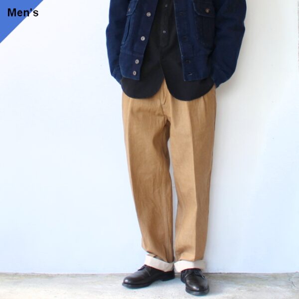 another 20th century 2タックデニムトラウザー New Yankee Oxford　（Cinnamon）