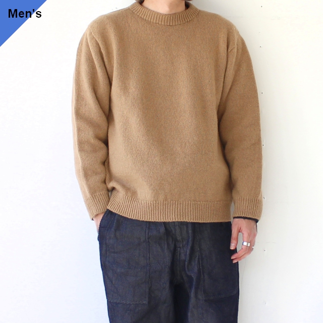 CRAM oxford クルーネックニットプルオーバー Crewneck Knit Pullover　（Oatmeal）