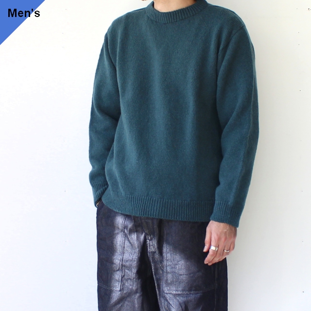 CRAM oxford クルーネックニットプルオーバー Crewneck Knit Pullover　（Stone wash）