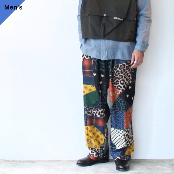 Bohemians クレイジーパッチコーデュロイルーズパンツ Crazy Patch Corduroy Loose Pants