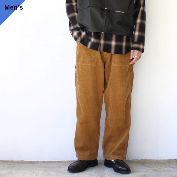 melple コーデュロイペインターパンツ Carpenter Pants - Corduroy　（Camel）