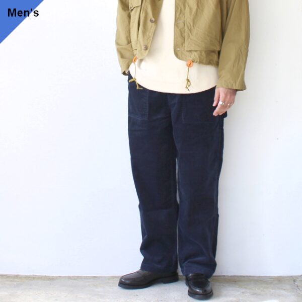 melple コーデュロイペインターパンツ Carpenter Pants - Corduroy　（Navy）