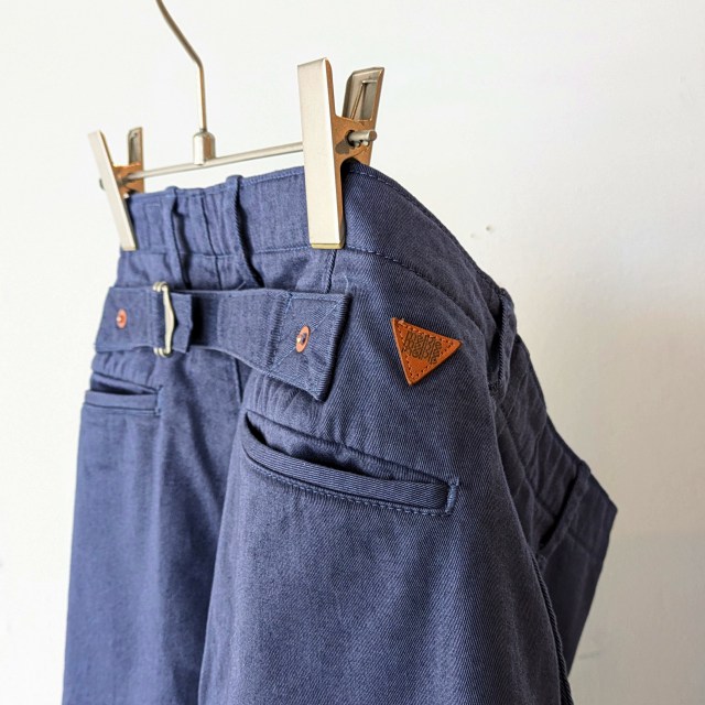 melple チノトラウザー Venice Trousers (NAVY) - 画像 (4)