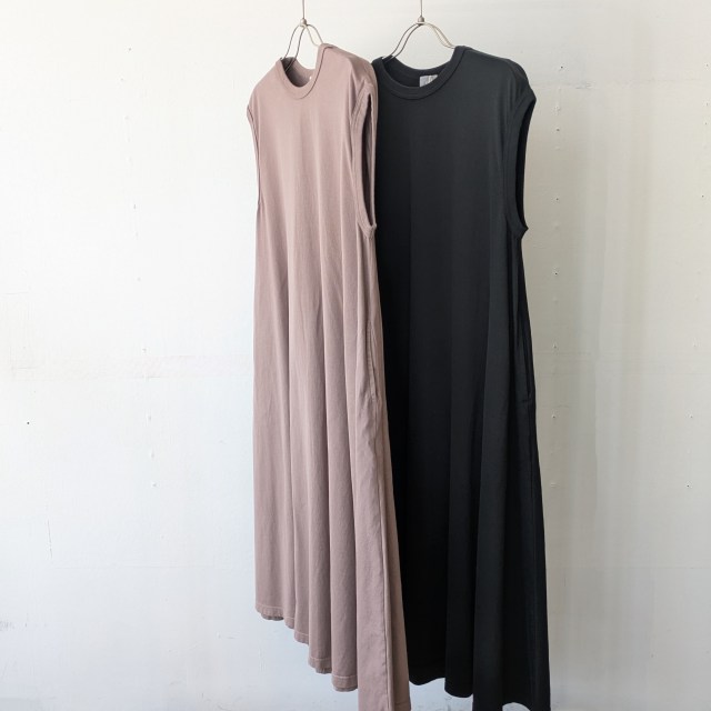 Siora ノースリーブカットワンピース No fuzzing onepiece - 画像 (2)