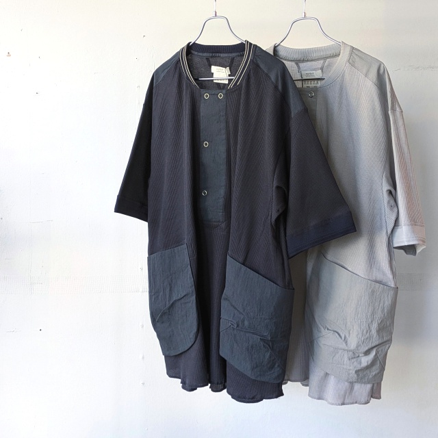 norbit ナイロンポケットワッフルヘンリーネックT Waffle Henry Neck S/S Pocket T - 画像 (2)