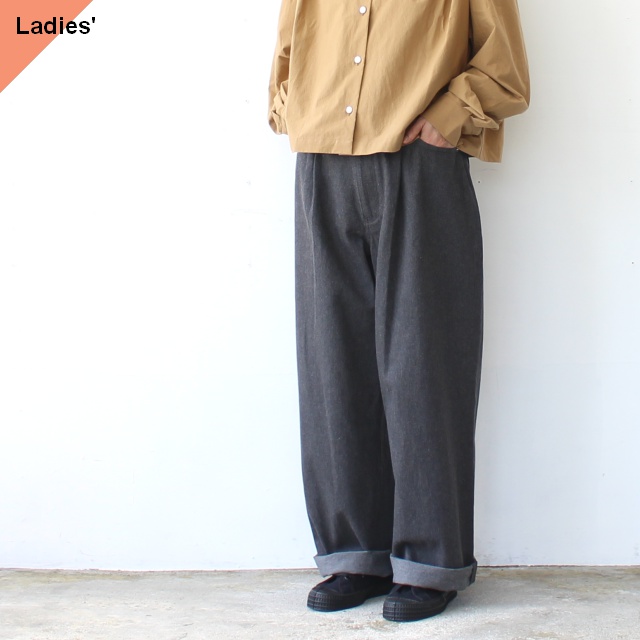 FANTASTICDAYS 10.5ozデニムオーバルパンツ 1PDENIM　（Dark Gray）