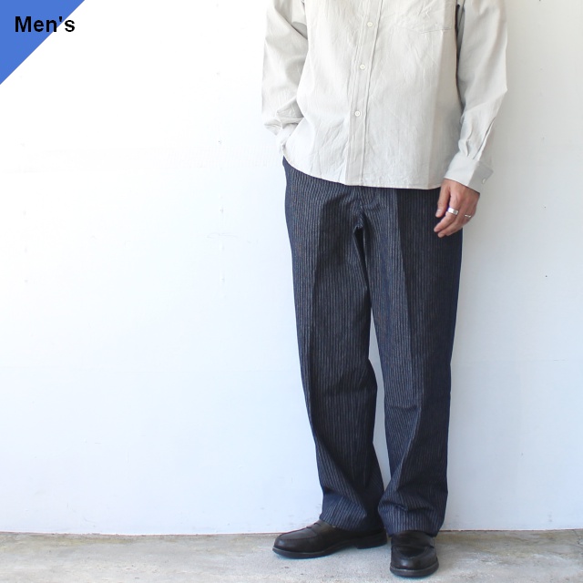 Orgueil インディゴドビーストライプトラウザー / Indigo Dobby Trousers OR-1123