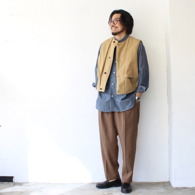 Men's Styling Vol.785 「アウターベスト×シャツ×柄トラウザー」