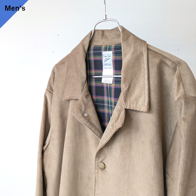 Au vrai chic Britain コーデュロイジャケット / CHORE JACKET (Beige)