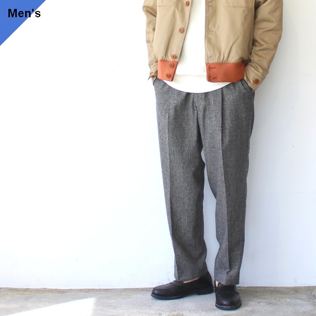 FANTASTICDAYS ウールサキソニーイージースラックス 1PSLACKS　（Glen check）