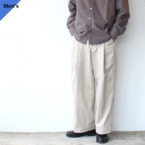 HAVERSACK 8Wコーデュロイユーティリティトラウザー 8W-Corduroy utility trousers　（Ice gray）