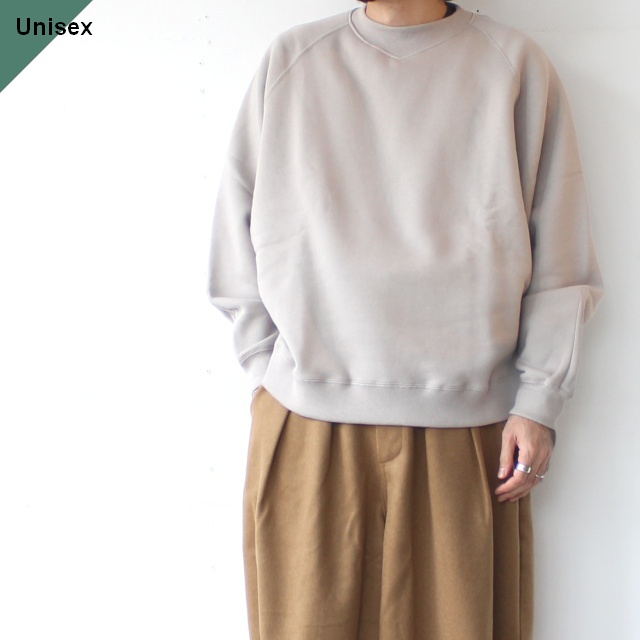 HAVERSACK アズマ裏毛クルーネックスウェット Azuma fleecy stitch crew sweat　（Light gray）