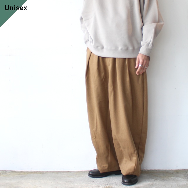 HARVESTY ウールビーバーサーカスパンツ WOOL BEAVER CLOTH Circus Pants　（Camel）