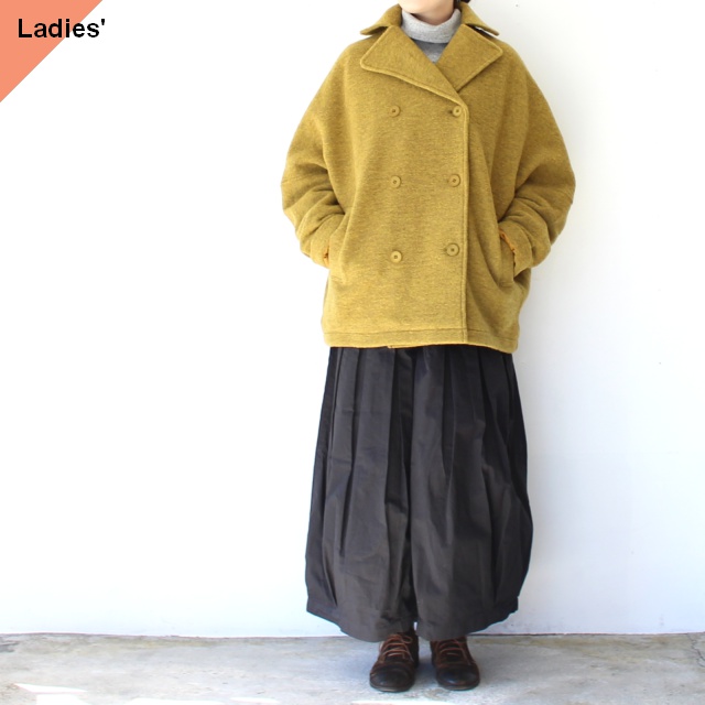 IKITSUKE シェットランドウールドルマンPコート　（Yellow）