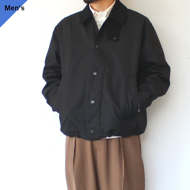 melple 高密度オックスコーチジャケット Griffith Coach Jacket　（Black）