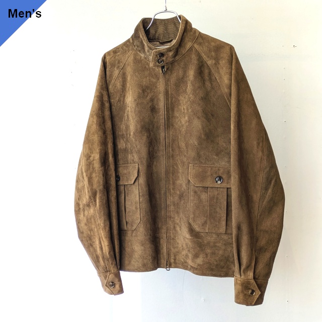 Soundman ホーススウェードハリントンジャケット Luke's / 143M-550A　（Tan）