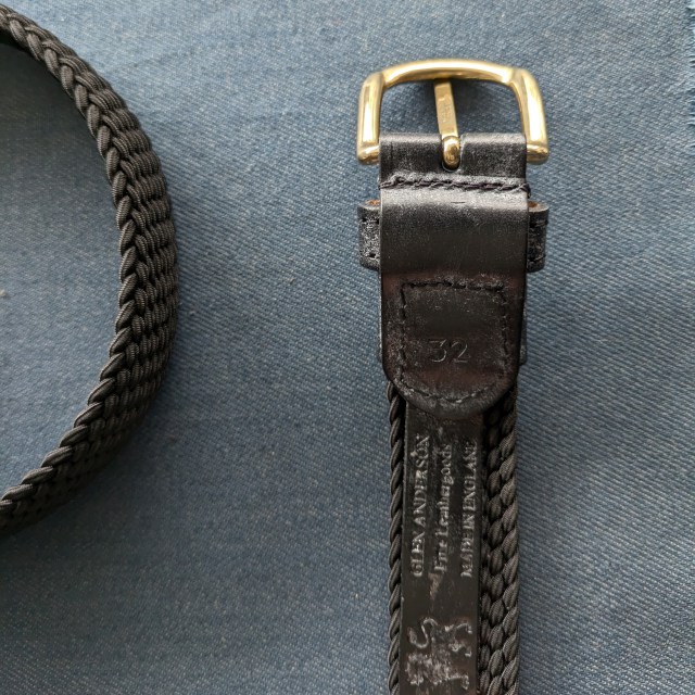 HERITAGE LEATHER メッシュベルト / made in England - 画像 (5)