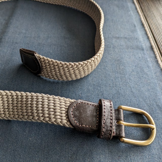 HERITAGE LEATHER メッシュベルト / made in England - 画像 (3)