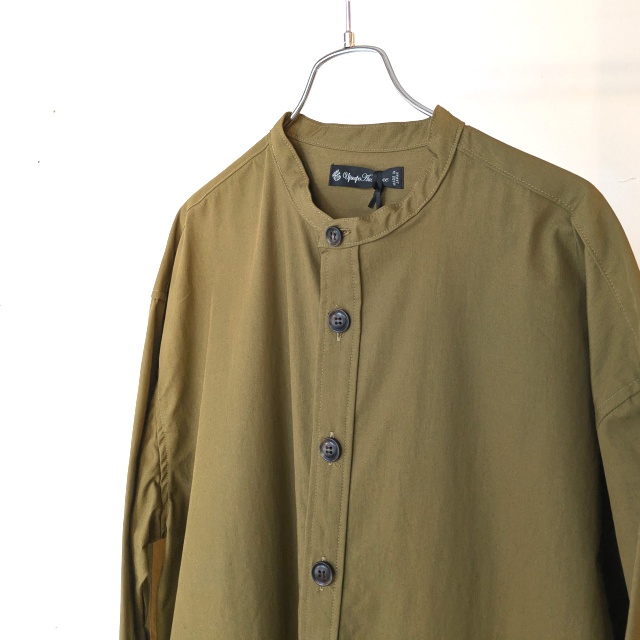 Upscape Audience コットンナイロンガーデニングシャツ AUD7381 (Khaki olive) - 画像 (3)