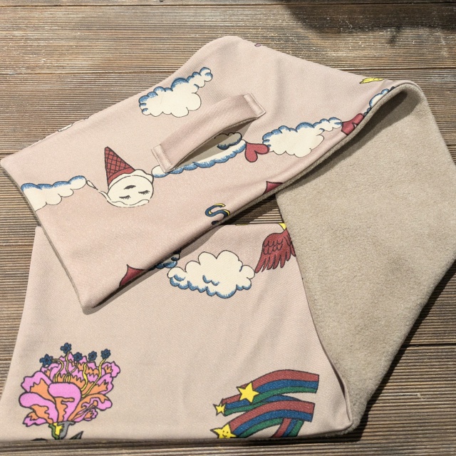 Bohemians リバーシブルフリースストール RV Fleece Stole - 画像 (2)