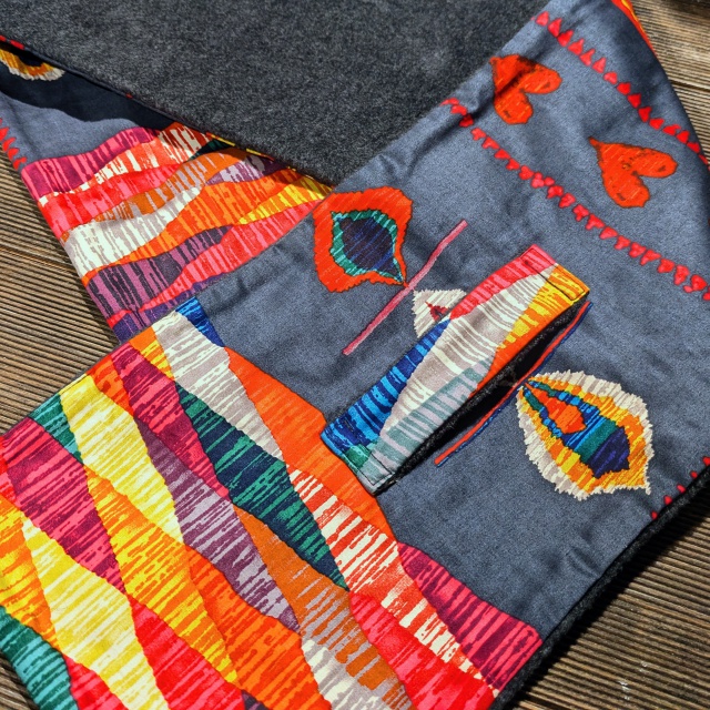 Bohemians リバーシブルフリースストール RV Fleece Stole - 画像 (3)