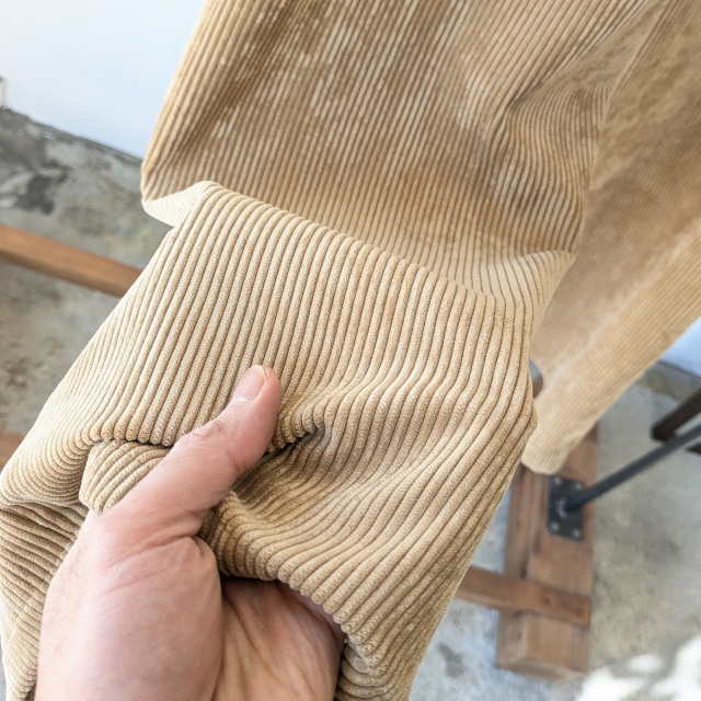 FANTASTICDAYS トリコットコーデュロイパンツ CORDUROY-253-01 (Camel) - 画像 (5)