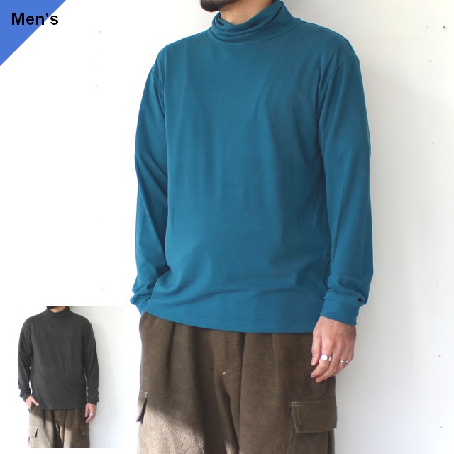 melple プレミアスウェードタートルネック L/S Premiere suede turtle neck L/S
