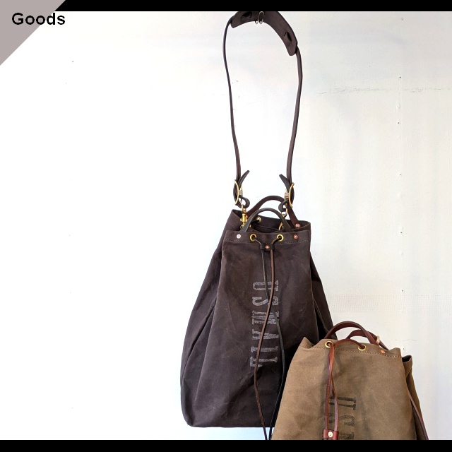 やこ様ご依頼用38 vasco CANVAS × LEATHER MAIL PURSE BAG -LARGE VS-211 （Black） - C