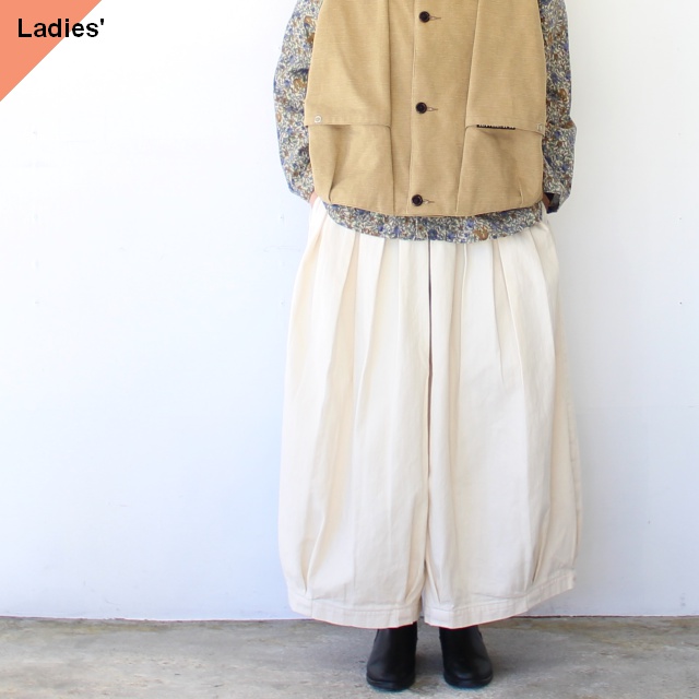 HARVESTY デニムサーカスキュロット 8oz DENIM CIRCUS CULOTTES / A22602　（Ivory）