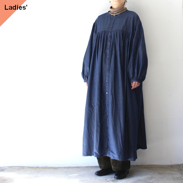 HARVESTY デニムボヘミアンローブ 4oz DENIM BOHEMIAN ROBE