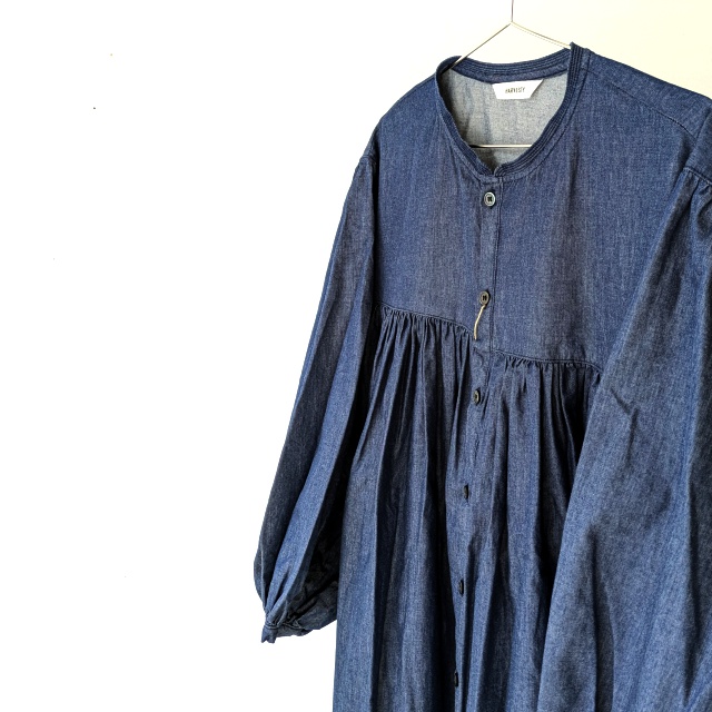 HARVESTY デニムボヘミアンローブ 4oz DENIM BOHEMIAN ROBE - 画像 (4)
