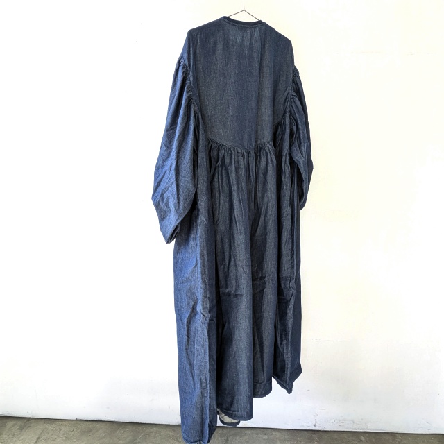 HARVESTY デニムボヘミアンローブ 4oz DENIM BOHEMIAN ROBE - 画像 (3)