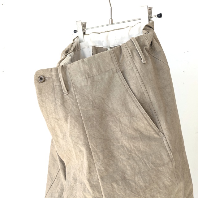 HAVERSACK 高密度ツイルワイドトラウザー Twill Wide Trousers / 862622 / Women's (Beige) - 画像 (3)