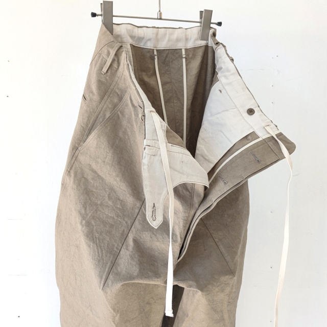 HAVERSACK 高密度ツイルワイドトラウザー Twill Wide Trousers / 862622 / Women's (Beige) - 画像 (4)