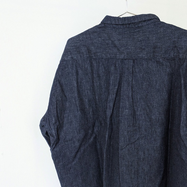 sasanqua by trees デニムオーバーシャツ Denim over shirts (Indigo) - 画像 (3)