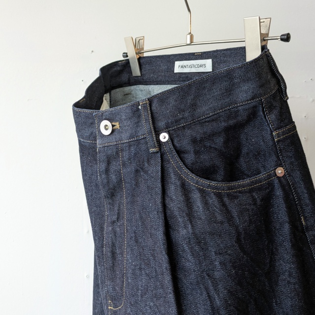FANTASTICDAYS 10.5ozデニムオーバルパンツ 1PDENIM (Indigo) - 画像 (2)