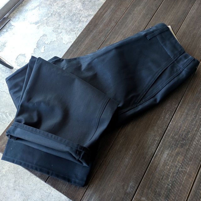 Upscape Audience ワーカーズワイドストレートチノトラウザー / US ARMY M41-Type (Navy) - 画像 (2)